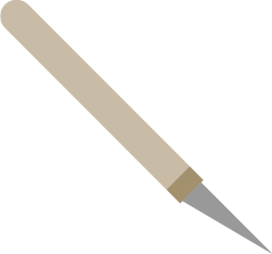 X-Acto knife is needed for application